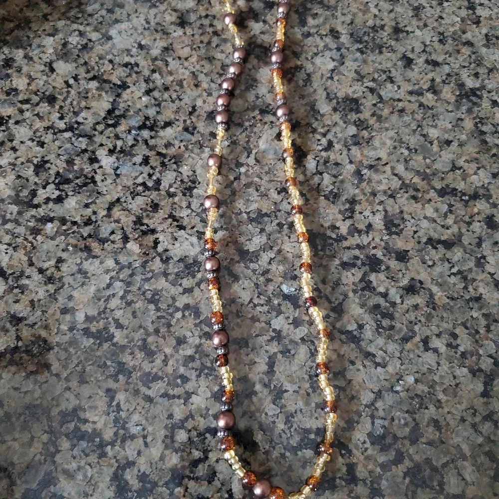 Brown Bead Necklace
